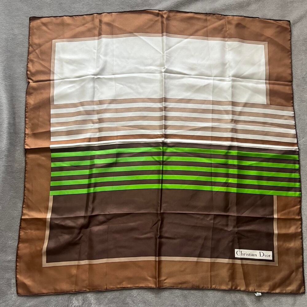 Christian dior square scarf